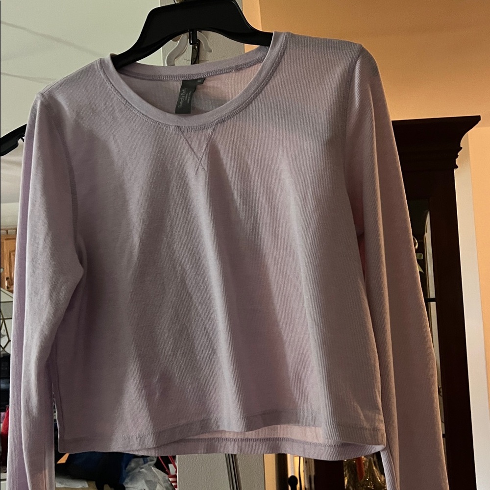 Sweaty Betty Lavender Long Sleeve Top XL